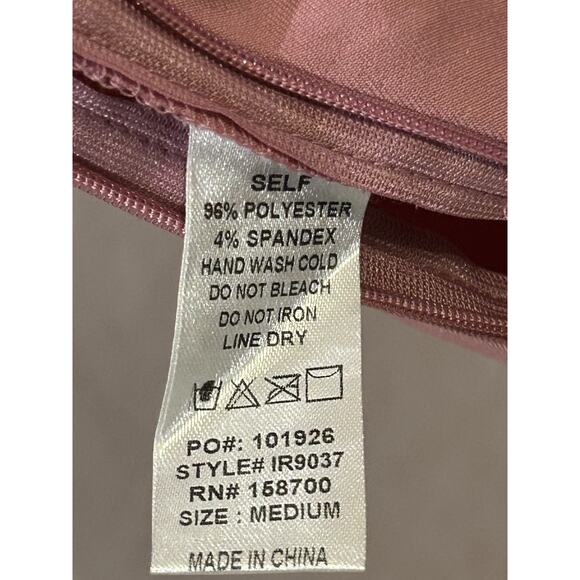 NWT FSL Apparel Pink Romper Women's size M - Picture 3 of 6